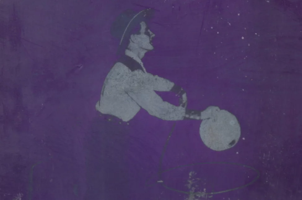 detail of cowboy detail of tiger